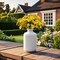 8 Bundles Summer Bouquets Artificial Sunflowers & Daisies – UV Resistant Silk Flowers for Patio, Porch & Garden Decor (Yellow)